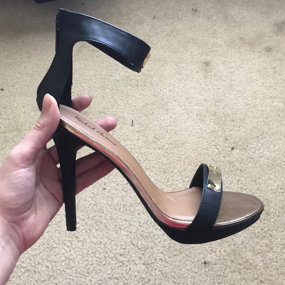 Michael Antonio Shoes - Black Strappy Sandal